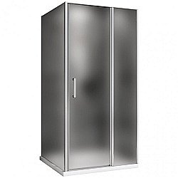 Душевой уголок ABBER Sonnenstrand AG04110MS-S75M 110x75 стекло матовое/профиль хром купить в интернет-магазине Sanbest