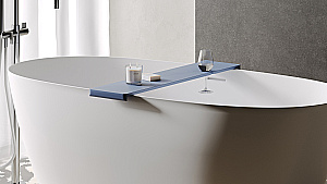 Полка для ванны Salini GABBIANO 1906202M 90 белая матовая купить в интернет-магазине сантехники Sanbest