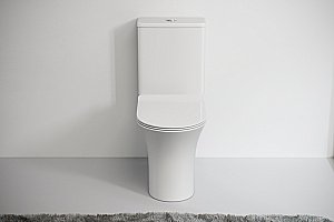 Унитаз напольный Laguraty 1217A безободковый, с крышкой микролифт, с бачком купить в интернет-магазине Sanbest