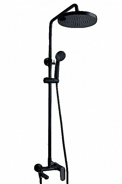 Душевая система Bravat OPAL F6125183BM-A2-RUS черная купить в интернет-магазине сантехники Sanbest