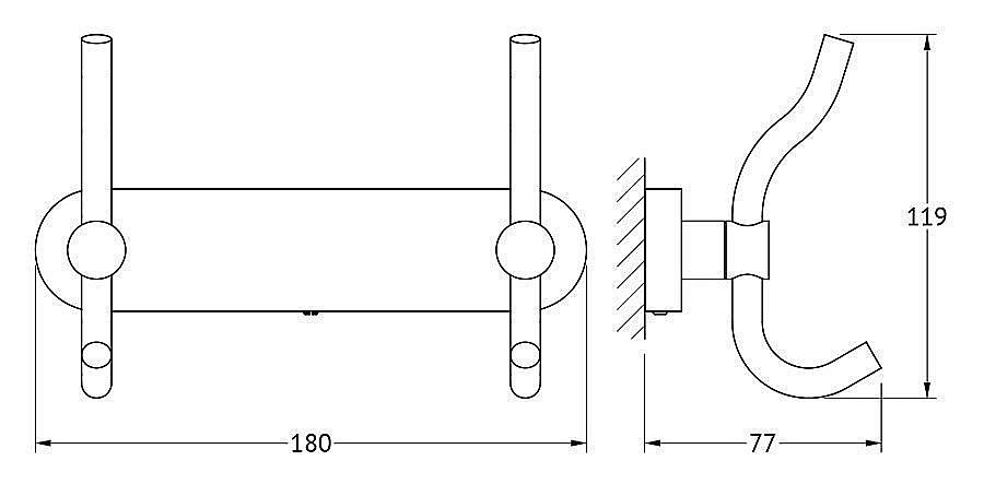 Крючок ARTWELLE Harmonie HAR 005 купить в интернет-магазине сантехники Sanbest
