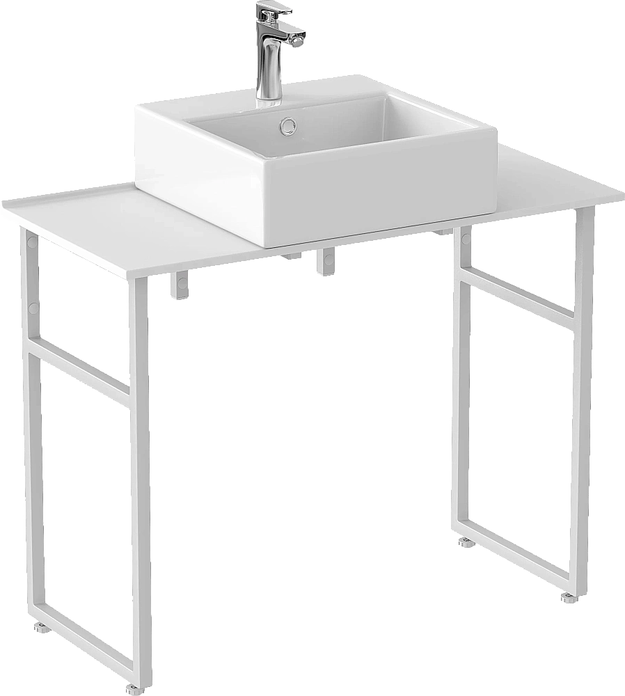 Столешница Good Door 100 напольная, белая матовая для ванной в интернет-магазине сантехники Sanbest