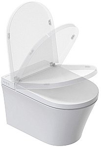 Унитаз подвесной Jacob Delafon Seine E34360-00 безободковый, с крышкой-биде и пультом управления, с инсталляцией, белый/кнопка белая глянцевая купить в интернет-магазине Sanbest