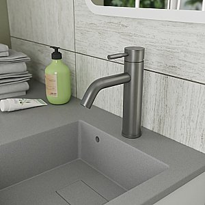 Смеситель для раковины Rush Melos SUS1101-11Grey графит купить в интернет-магазине сантехники Sanbest