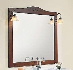 Зеркало Cezares ANDAMA  AN.SP.103 Noce орех в ванную от интернет-магазине сантехники Sanbest