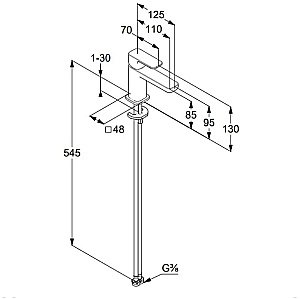 Смеситель для раковины Kludi Renon 422905375 белый матовый купить в интернет-магазине сантехники Sanbest