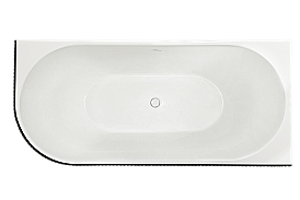 Акриловая ванна Royal Bath NERO RB710302BL-R-WT 170х78 правосторонняя купить в интернет-магазине сантехники Sanbest