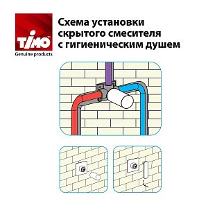 Гигиенический душ Timo Helmi 4089/03SM купить в интернет-магазине сантехники Sanbest