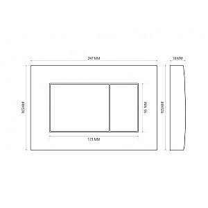 Унитаз подвесной Berges GAMMA 42431с инсталляцией, белый/кнопка черная Soft Touch купить в интернет-магазине Sanbest