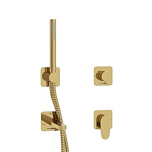 Смеситель для ванны WasserKRAFT Neckar SET2854 золото купить в интернет-магазине сантехники Sanbest