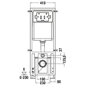 Унитаз с инсталляцией WeltWasser MARBERG 410 + BAARBACH 004 GL-WT + MAR 410 SE купить в интернет-магазине Sanbest
