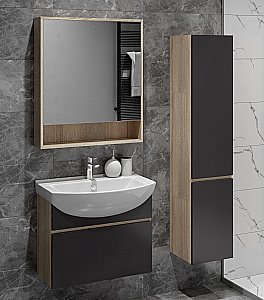 Тумба с раковиной Sanita luxe Best 65-20 дуб кельтик для ванной в интернет-магазине Sanbest