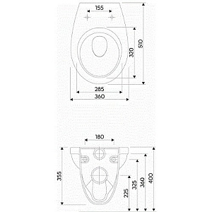 Унитаз подвесной Geberit KOLO Idol 458.124.21.1-M131 белый, с инсталляцией купить в интернет-магазине Sanbest