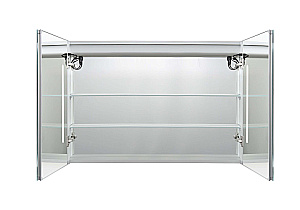 Зеркальный шкаф Aquqtek AQ7104-MLC 100х70 хром купить в интернет-магазине сантехники Sanbest