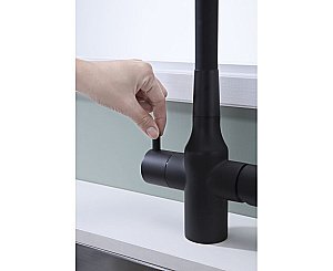 Смеситель для кухни Paulmark Salix Sa213419-AN антрацит купить в интернет-магазине сантехники Sanbest