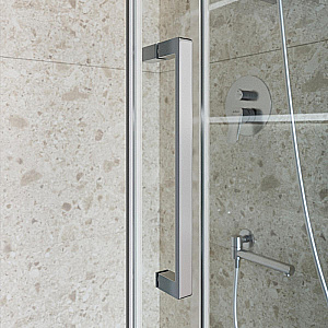 Душевой уголок BelBagno Marino 2-AH-1 140x90 стекло прозрачное/профиль хром купить в интернет-магазине Sanbest