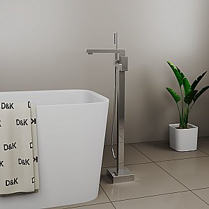 Смеситель для ванны D&K Bayern.Liszt DA1516001 хром купить в интернет-магазине сантехники Sanbest