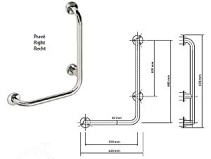 Пopучeнь Bemeta Help program 63 хром купить в интернет-магазине сантехники Sanbest
