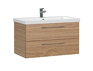 Мебель для ванной подвесная Cersanit LARA 80 орех для ванной в интернет-магазине Sanbest