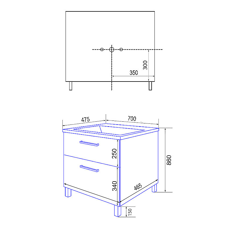 Инсталляция для унитаза Azario AZ-8010-1000 купить в интернет-магазине сантехники Sanbest