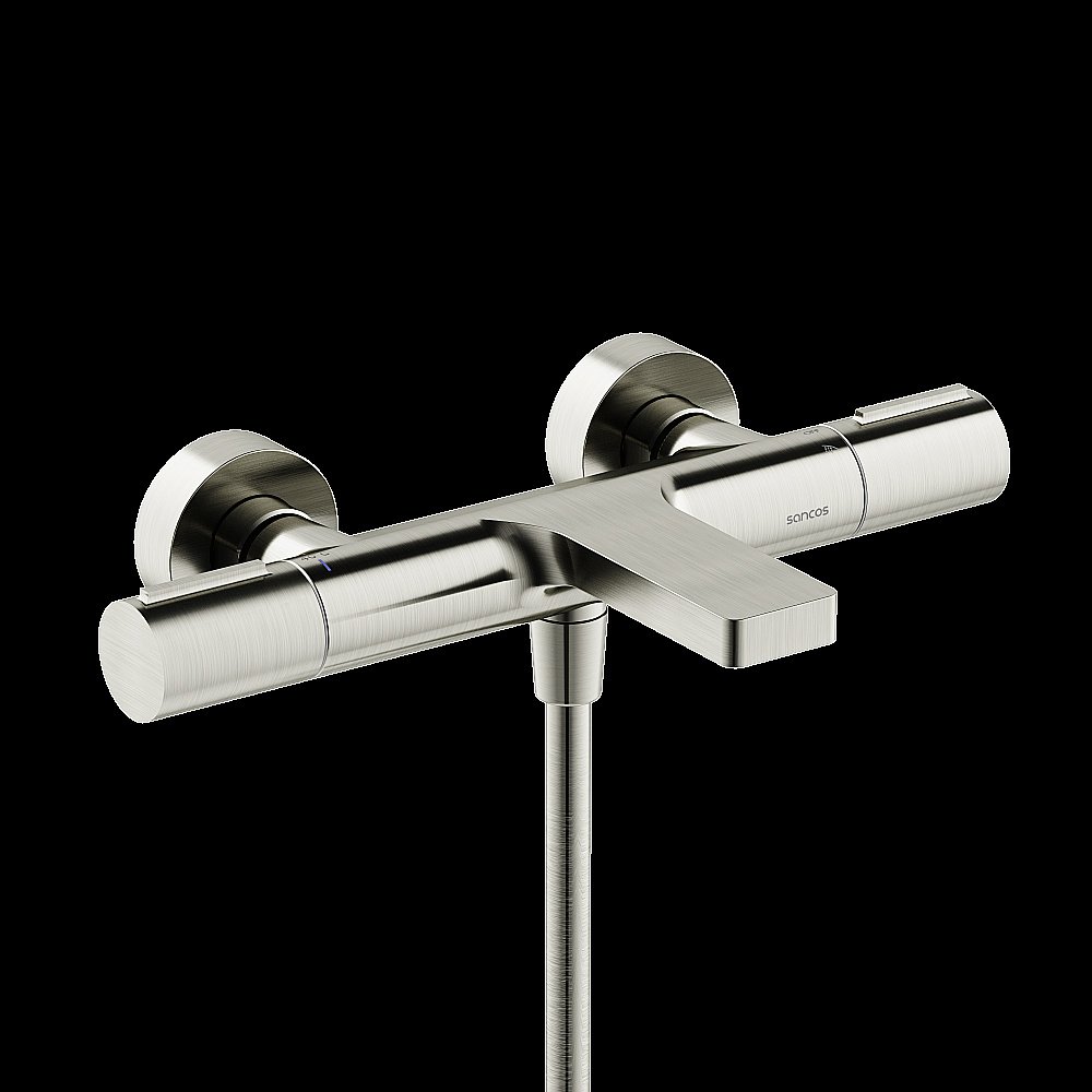 Смеситель для ванны и душа Sancos Etna SC9006BN брашированный никель купить в интернет-магазине сантехники Sanbest