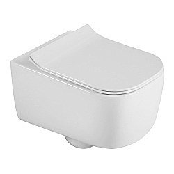 Унитаз подвесной Black&White Universe W-730 белый купить в интернет-магазине Sanbest