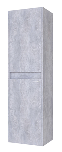Пенал подвесной Grossman ЭДВАНС 35 цемент светлый для ванной в интернет-магазине сантехники Sanbest