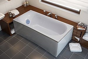 Ванна из искусственного камня Marmo Bagno Патриция 170х80 MB-PA170-80 белая купить в интернет-магазине Sanbest