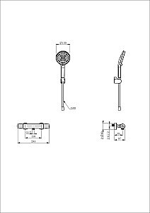 Смеситель для душа с термостатом WONZON & WOGHAND INN1 WW-B3013-A-MB черный матовый купить в интернет-магазине сантехники Sanbest