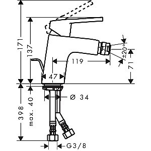Смеситель Hansgrohe Logis Loop 71250000 купить в интернет-магазине сантехники Sanbest