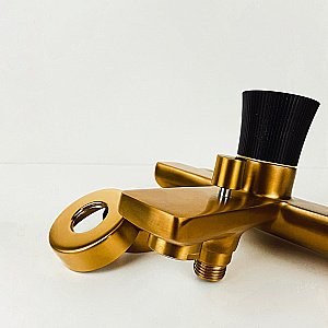 Смеситель для ванны PAINI Domus 18PJ111PZ золото матовое купить в интернет-магазине сантехники Sanbest