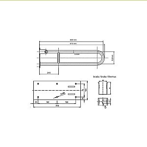 Поручень Bemeta Help 301507814 белый купить в интернет-магазине сантехники Sanbest