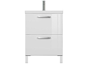 Мебель для ванной Cersanit MELAR 60 со смесителем, белая для ванной в интернет-магазине Sanbest