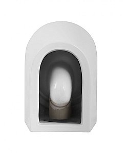 Унитаз Art&Max TITO AM2380CHRV/SC белый, с крышкой микролифт, безободковый купить в интернет-магазине Sanbest