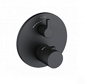 Смеситель для душа Kludi Nova Fonte Puristic 208853915 черный матовый купить в интернет-магазине сантехники Sanbest