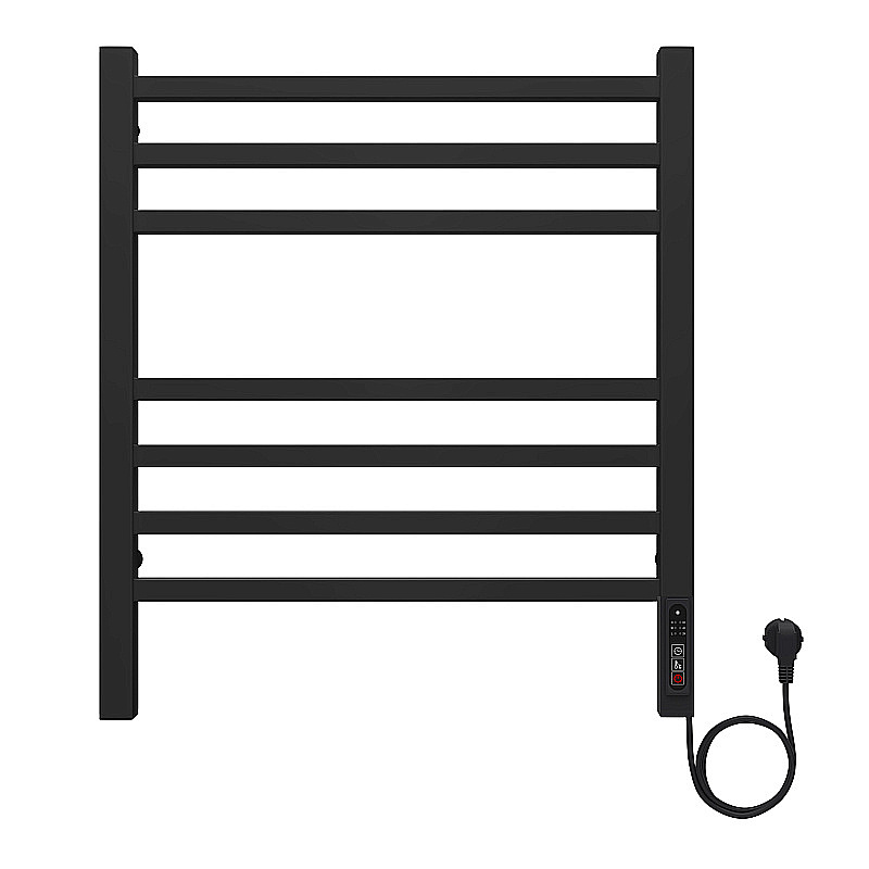 Полотенцесушитель электрический Azario Ancona П7 500х600 AZ71856B черный купить в интернет-магазине сантехники Sanbest