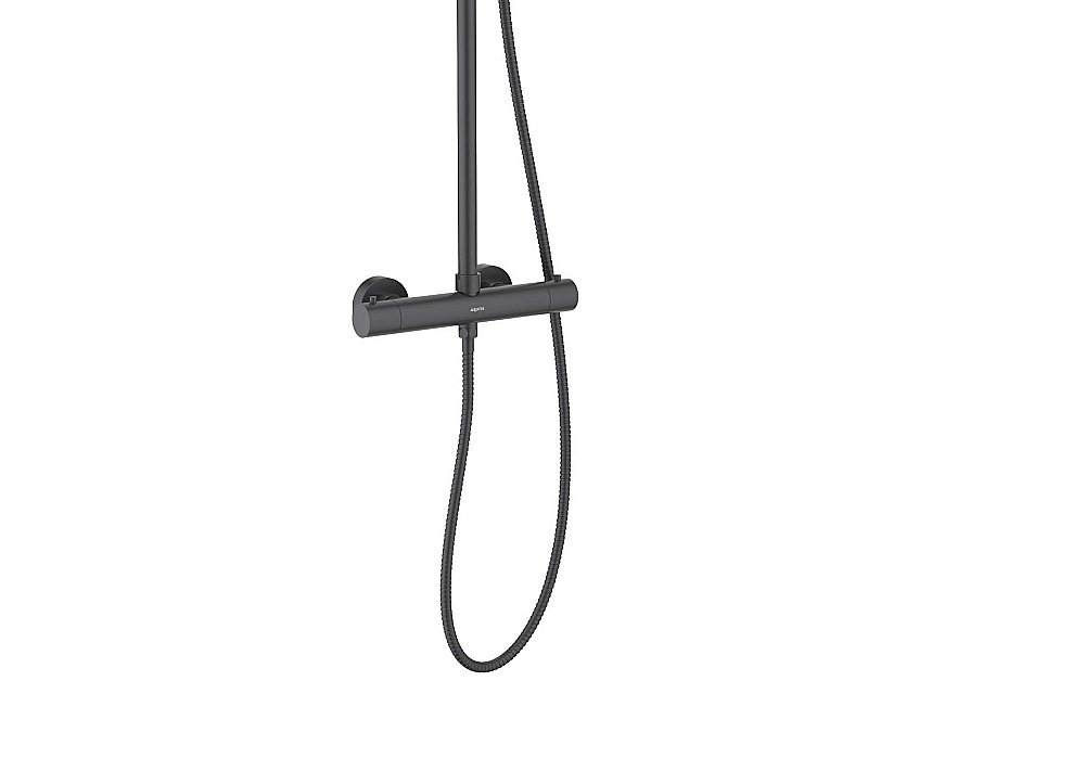 Душевая система Aquatek ЕВРОПА AQ2343MB черная матовая купить в интернет-магазине сантехники Sanbest