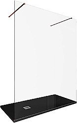 Душевое ограждение Allen Brau Infinity 2 160 3.21059.60 стекло прозрачное/профиль медь брашированная купить в интернет-магазине Sanbest