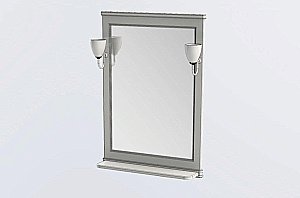 Зеркало Aquanet Валенса 70 белый в ванную от интернет-магазине сантехники Sanbest