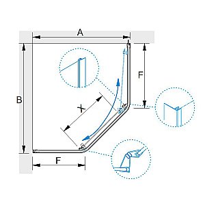 Душевая система RGW Shower Panels SP-6143-01 50140801-01 хром купить в интернет-магазине сантехники Sanbest