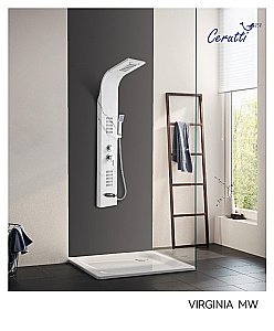 Душевая панель CeruttiSpa VIRGINIA MW CT9982 Белый Мрамор купить в интернет-магазине сантехники Sanbest