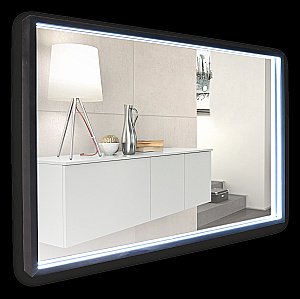 Зеркало с подсветкой ART&MAX Aversa AM-Ave-1200-700-DS-F в ванную от интернет-магазине сантехники Sanbest