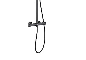 Душевая система Aquatek ЕВРОПА AQ2343MB черная матовая купить в интернет-магазине сантехники Sanbest