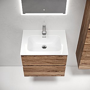 Тумба с раковиной Sancos Urban 60 UR60ECH дуб чарльстон для ванной в интернет-магазине Sanbest