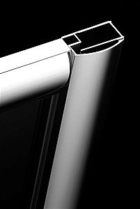 Душевой уголок Radaway Almatea PDJ 90х90x195 стекло графит/профиль хром купить в интернет-магазине Sanbest