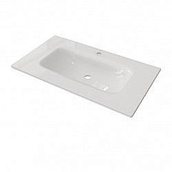 Раковина без бортика из стеклокерамики Caprigo Milano 85 купить в интернет-магазине сантехники Sanbest