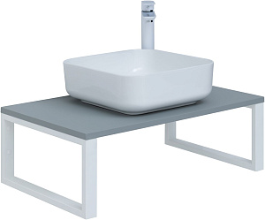 Столешница для раковины Aquanet Арт 75 мисти грин для ванной в интернет-магазине сантехники Sanbest