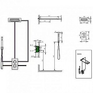 Душевая система Mingliu ML8001 купить в интернет-магазине сантехники Sanbest