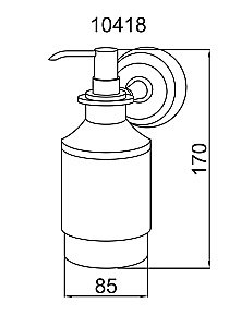 Диспенсер Boheme Imperiale 10418 купить в интернет-магазине сантехники Sanbest