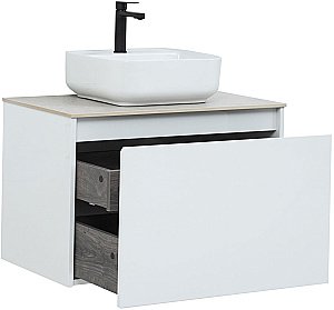 Тумба с раковиной Aquanet Nova Lite 242275 75 белый для ванной в интернет-магазине Sanbest